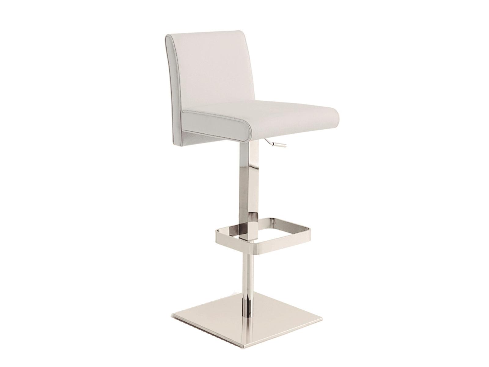 VICTORIA Bar Stool in Italian Leather - Euro Living Furniture